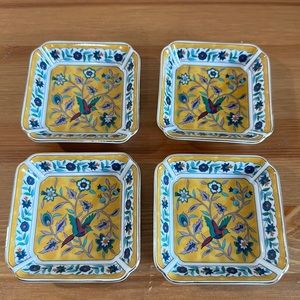 Silk Road Takahashi San Francisco 1983 Hand Decorated Small Little Tray 3 1/2 In